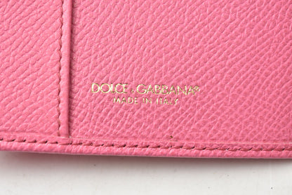 ドルチェ＆ガッバーナ 手帳カバー/パスポートケース DOLCE&GABBANA ピンク レディース【中古】