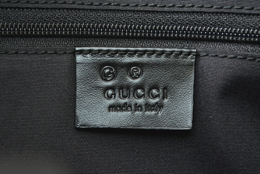 グッチ ショルダーバッグ GUCCI セミショルダー 257265 GG/ブラック ナイロン/レザー レディース アウトレット【中古】