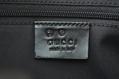 グッチ ショルダーバッグ GUCCI セミショルダー 257265 GG/ブラック ナイロン/レザー レディース アウトレット【中古】