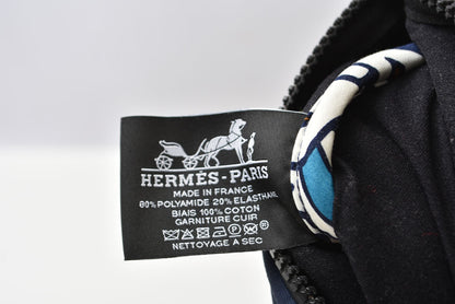 エルメス ポーチ HERMES フラットポーチ ネオバン MM ナイロン ネイビー レディース【中古】