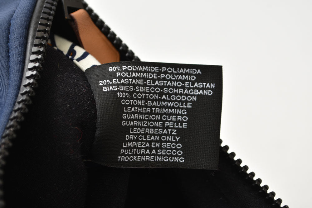 エルメス ポーチ HERMES フラットポーチ ネオバン MM ナイロン ネイビー レディース【中古】