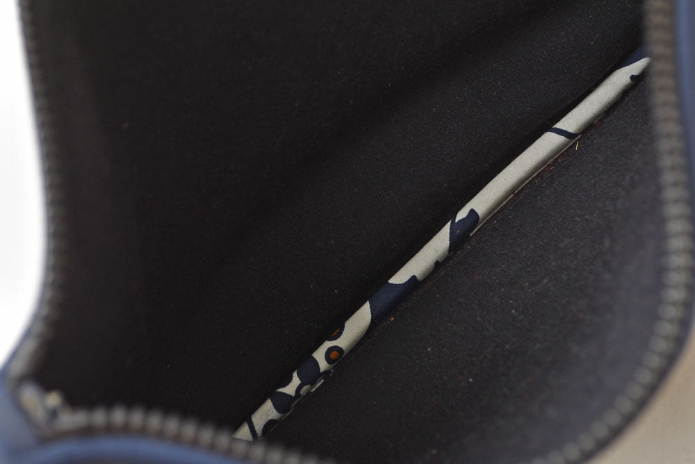 エルメス ポーチ HERMES フラットポーチ ネオバン MM ナイロン ネイビー レディース【中古】