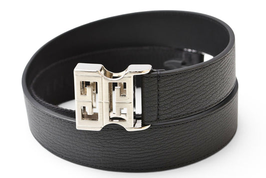 ジバンシィ ベルト GIVENCHY BK4054K154 4G リリースバックルベルト 4G レザー ジャガードロゴ ブラック【中古】