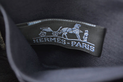エルメス 財布 HERMES ミニ財布/2折り財布 エールライン パースPM コインケース キャンバス グレー【中古】