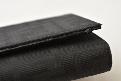 フェンディ 財布/二つ折 FENDI 折財布 8M0029 ZUCCA/ズッカ柄 ブラック【中古】