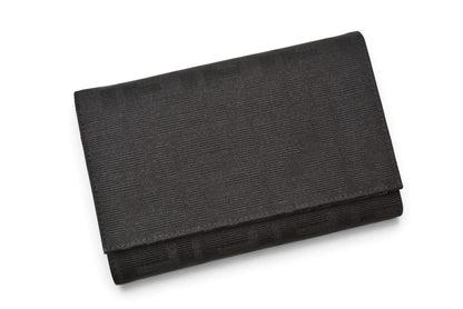 フェンディ 財布/二つ折 FENDI 折財布 8M0029 ZUCCA/ズッカ柄 ブラック【中古】