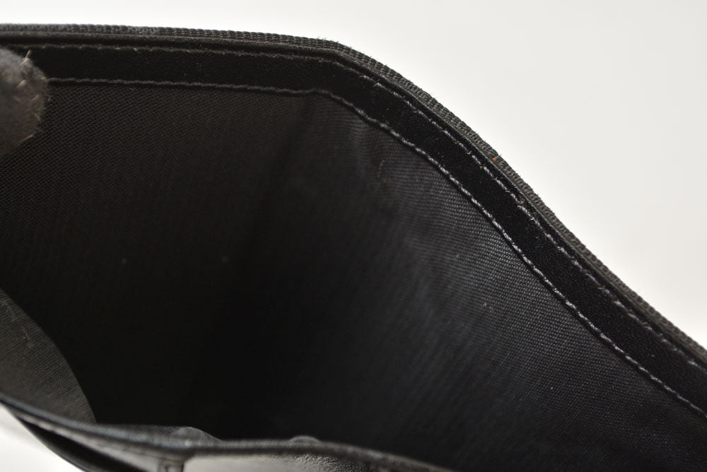 フェンディ 財布/二つ折 FENDI 折財布 8M0029 ZUCCA/ズッカ柄 ブラック【中古】