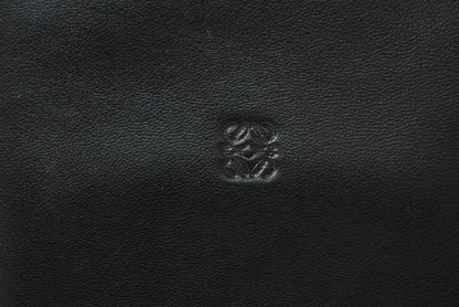 ロエベ 財布/札入れ LOEWE ヴィンテージ 二つ折り/折財布 アナグラム ブラック メンズ【中古】