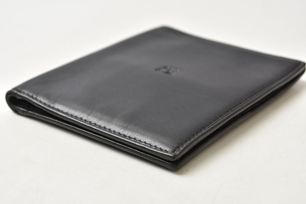 ロエベ 財布/札入れ LOEWE ヴィンテージ 二つ折り/折財布 アナグラム ブラック メンズ【中古】