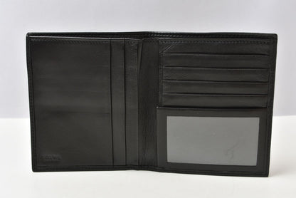 ロエベ 財布/札入れ LOEWE ヴィンテージ 二つ折り/折財布 アナグラム ブラック メンズ【中古】