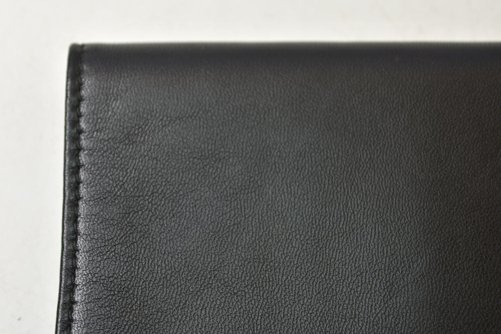 ロエベ 財布/札入れ LOEWE ヴィンテージ 二つ折り/折財布 アナグラム ブラック メンズ【中古】