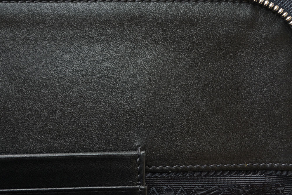 プラダ クラッチバッグ/セカンドバッグ PRADA サフィアーノ レザー AV5841 ネイビー メンズ 【中古】