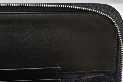 プラダ クラッチバッグ/セカンドバッグ PRADA サフィアーノ レザー AV5841 ネイビー メンズ 【中古】