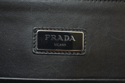 プラダ クラッチバッグ/セカンドバッグ PRADA サフィアーノ レザー AV5841 ネイビー メンズ 【中古】
