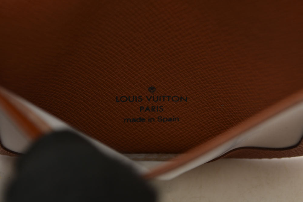 ルイヴィトン パスケース/カードケース LOUIS VUITTON モノグラム ポルト2カルト ヴェルティカル 定期入れ M60533【中古】