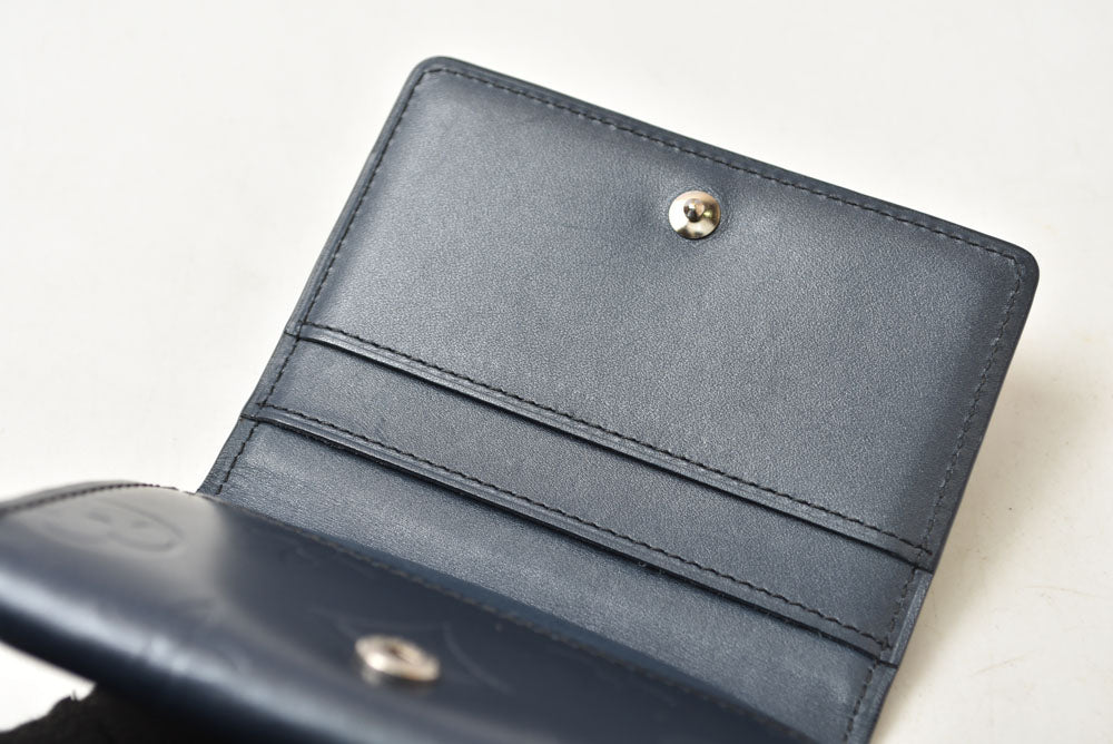 ルイヴィトン コインケース/カードケース LOUIS VUITTON ラドロー M65125 モノグラムマット ブルー【中古】