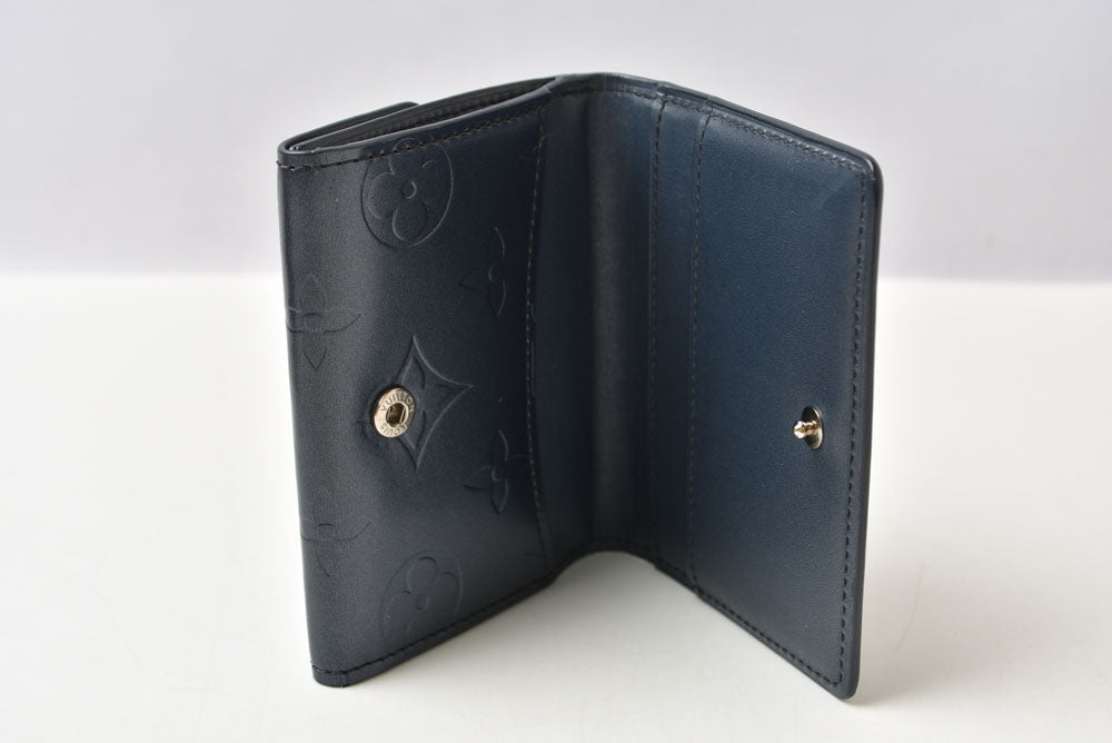 ルイヴィトン コインケース/カードケース LOUIS VUITTON ラドロー M65125 モノグラムマット ブルー【中古】