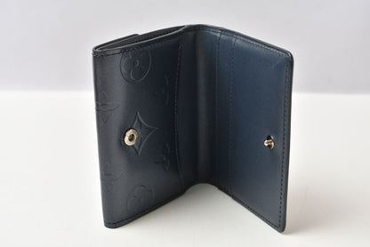 ルイヴィトン コインケース/カードケース LOUIS VUITTON ラドロー M65125 モノグラムマット ブルー【中古】