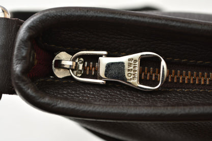 ロエベ ショルダーバッグ/メッセンジャーバッグ ヴィンテージ LOEWE メンズ レザー ダークブラウン【中古】