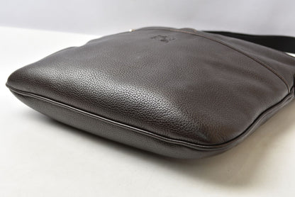 ロエベ ショルダーバッグ/メッセンジャーバッグ ヴィンテージ LOEWE メンズ レザー ダークブラウン【中古】