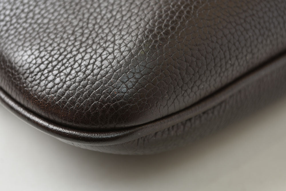 ロエベ ショルダーバッグ/メッセンジャーバッグ ヴィンテージ LOEWE メンズ レザー ダークブラウン【中古】