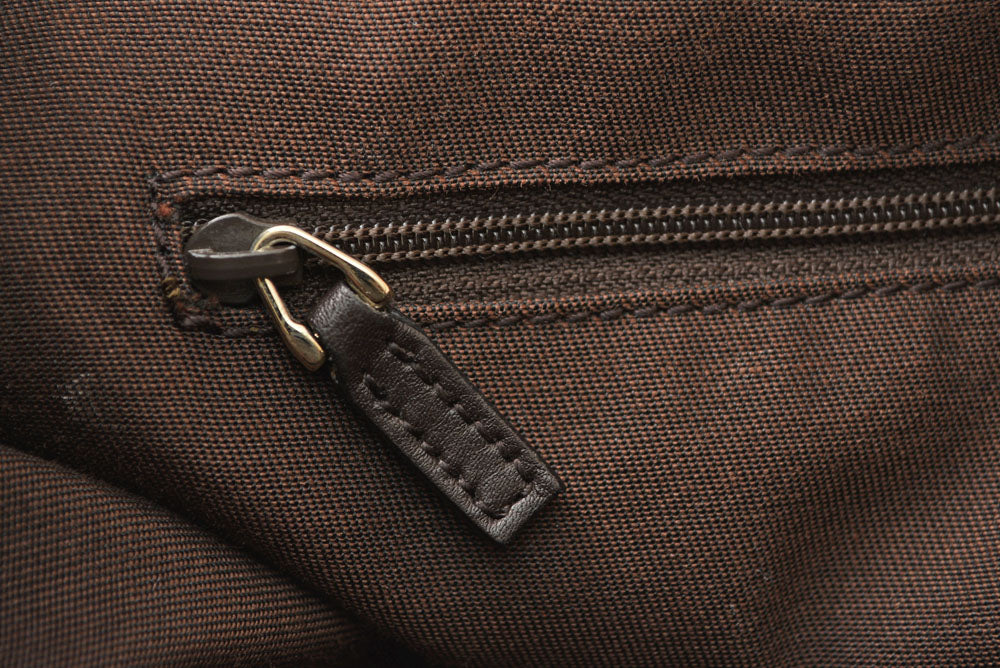 グッチ トートバッグ/ショッピングバッグ GUCCI 388919 GGキャンバス ベージュ ブラウン レディース A4収納可能【中古】