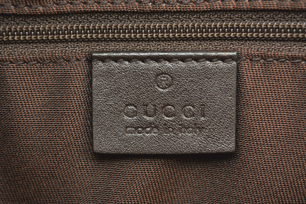 グッチ トートバッグ/ショッピングバッグ GUCCI 388919 GGキャンバス ベージュ ブラウン レディース A4収納可能【中古】