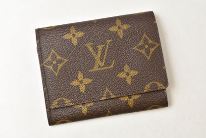 ルイヴィトン 名刺入れ/カードケース LOUIS VUITTON アンヴェロップ・カルト ドゥ ヴィジット モノグラム M62920【中古】