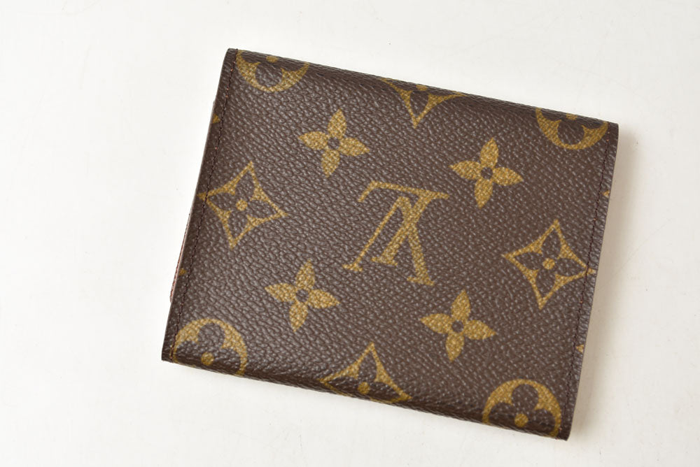 ルイヴィトン 名刺入れ/カードケース LOUIS VUITTON アンヴェロップ・カルト ドゥ ヴィジット モノグラム M62920【中古】
