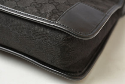 グッチ ショルダーバッグ GUCCI ヴィンテージ バッグ/肩掛け/ワンショルダー GGキャンバス 001 4205 GGブラック レディース【中古】