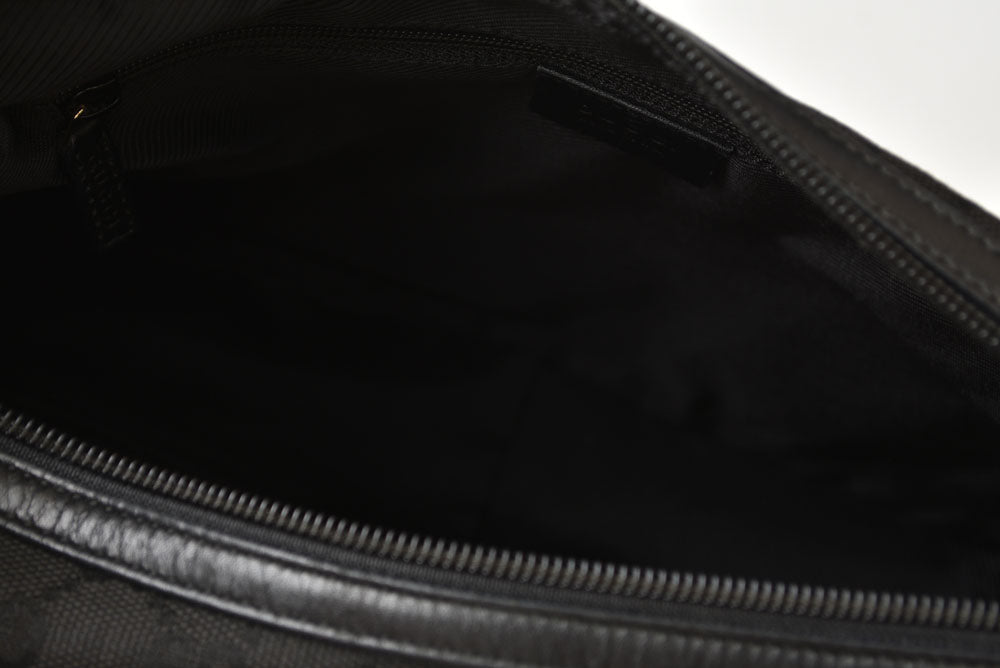 グッチ ショルダーバッグ GUCCI ヴィンテージ バッグ/肩掛け/ワンショルダー GGキャンバス 001 4205 GGブラック レディース【中古】