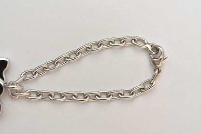 カルティエ バッグチャーム キーホルダー Cartier 2C ロゴ ペンダントトップ アクセサリー メンズ/レディース【中古】