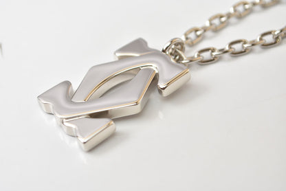 カルティエ バッグチャーム キーホルダー Cartier 2C ロゴ ペンダントトップ アクセサリー メンズ/レディース【中古】