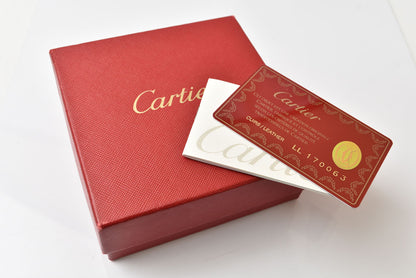 カルティエ 折財布/二つ折り財布 ヴィンテージ Cartier メンズ財布 マスト ドゥ カルティエ ボルドー L3000451【中古】