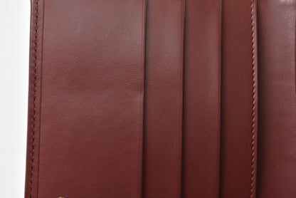 カルティエ 折財布/二つ折り財布 ヴィンテージ Cartier メンズ財布 マスト ドゥ カルティエ ボルドー L3000451【中古】