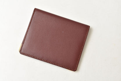 カルティエ カードケース/ハンドミラー ノベルティ Cartier ヴィンテージ マスト ドゥ カルティエ ボルドー 未使用【中古】