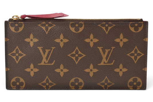 ルイヴィトン ポーチ/フラットポーチ LOUIS VUITTON ポシェット フェリシー ポーチのみ M61276 モノグラム/フューシャ【中古】
