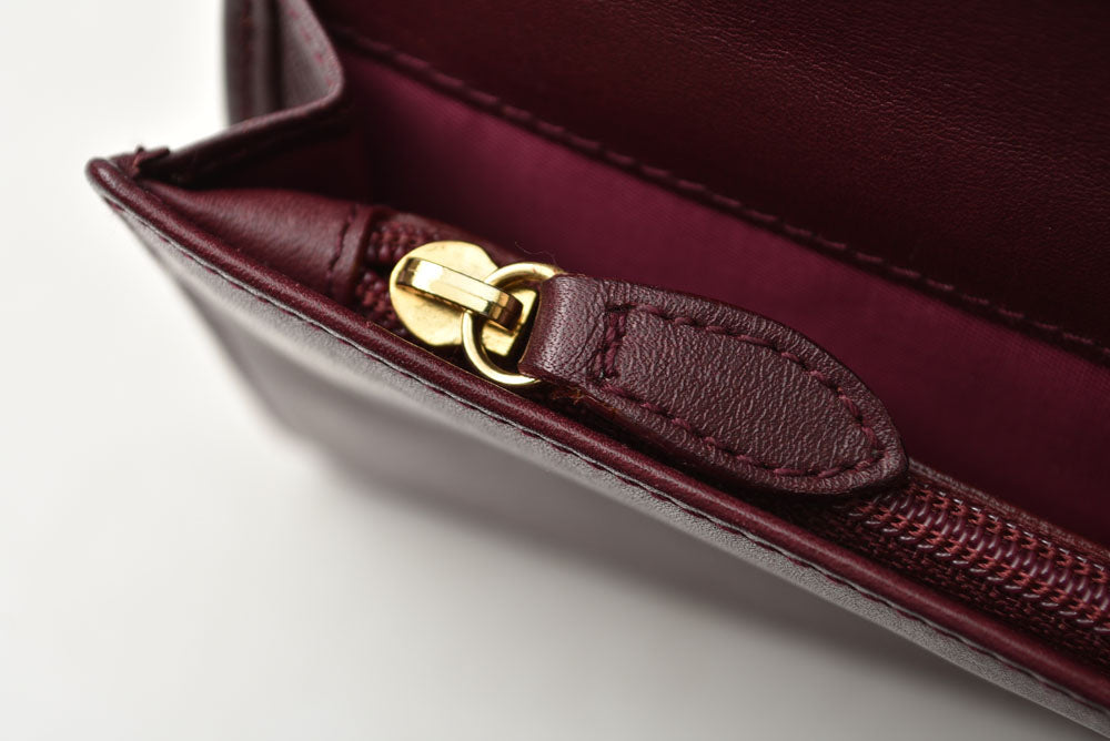クリスチャン ディオール 財布 Christian Dior 長財布 トロッター柄/ジャガード チェリー ヴィンテージ オールド【中古】