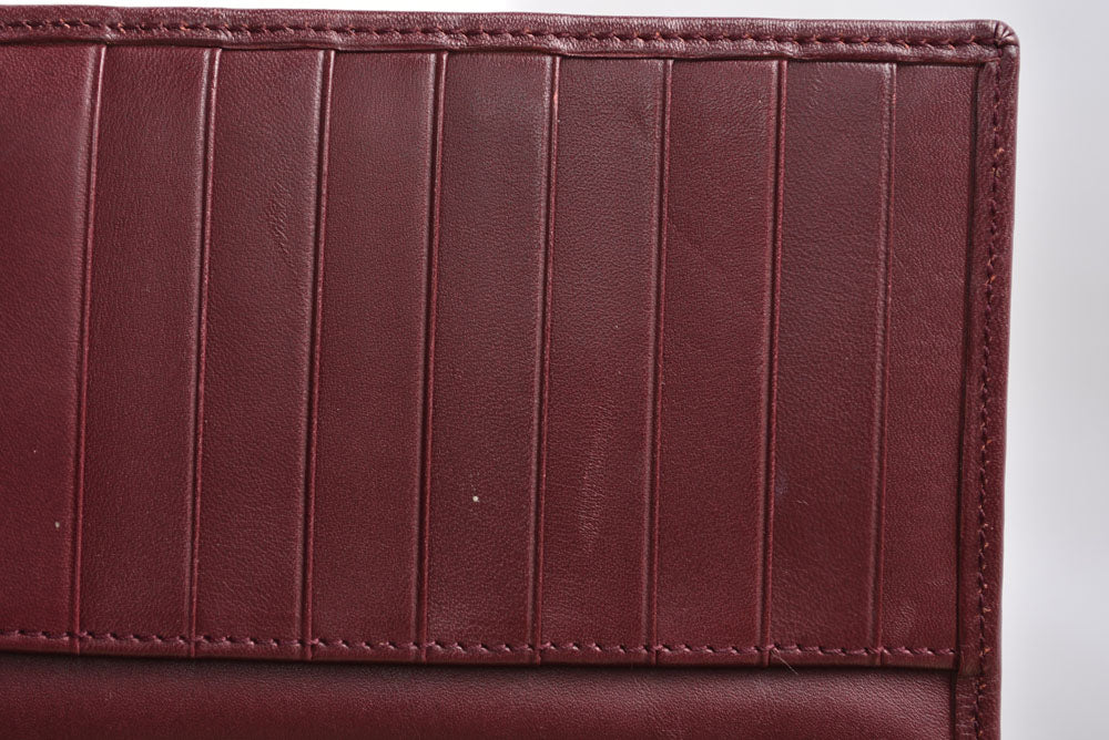 クリスチャン ディオール 財布 Christian Dior 長財布 トロッター柄/ジャガード チェリー ヴィンテージ オールド【中古】