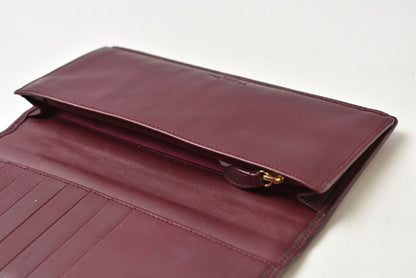 クリスチャン ディオール 財布 Christian Dior 長財布 トロッター柄/ジャガード チェリー ヴィンテージ オールド【中古】