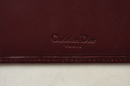 クリスチャン ディオール 財布 Christian Dior 長財布 トロッター柄/ジャガード チェリー ヴィンテージ オールド【中古】