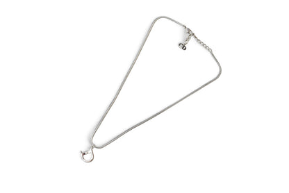 クリスチャンディオール ネックレス Christian Dior Dロゴ/シルバー【中古】