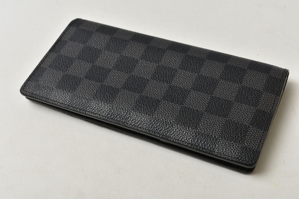 ルイヴィトン 財布 ダミエ・グラフィット LOUIS VUITTON 長財布/ポルトフォイユ ブラザ N62665【中古】