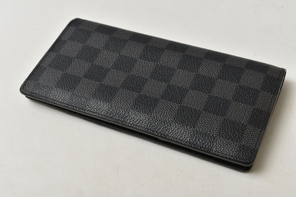 ルイヴィトン 財布 ダミエ・グラフィット LOUIS VUITTON 長財布/ポルトフォイユ ブラザ N62665【中古】