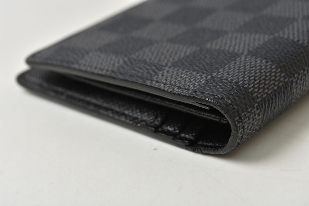 ルイヴィトン 財布 ダミエ・グラフィット LOUIS VUITTON 長財布/ポルトフォイユ ブラザ N62665【中古】