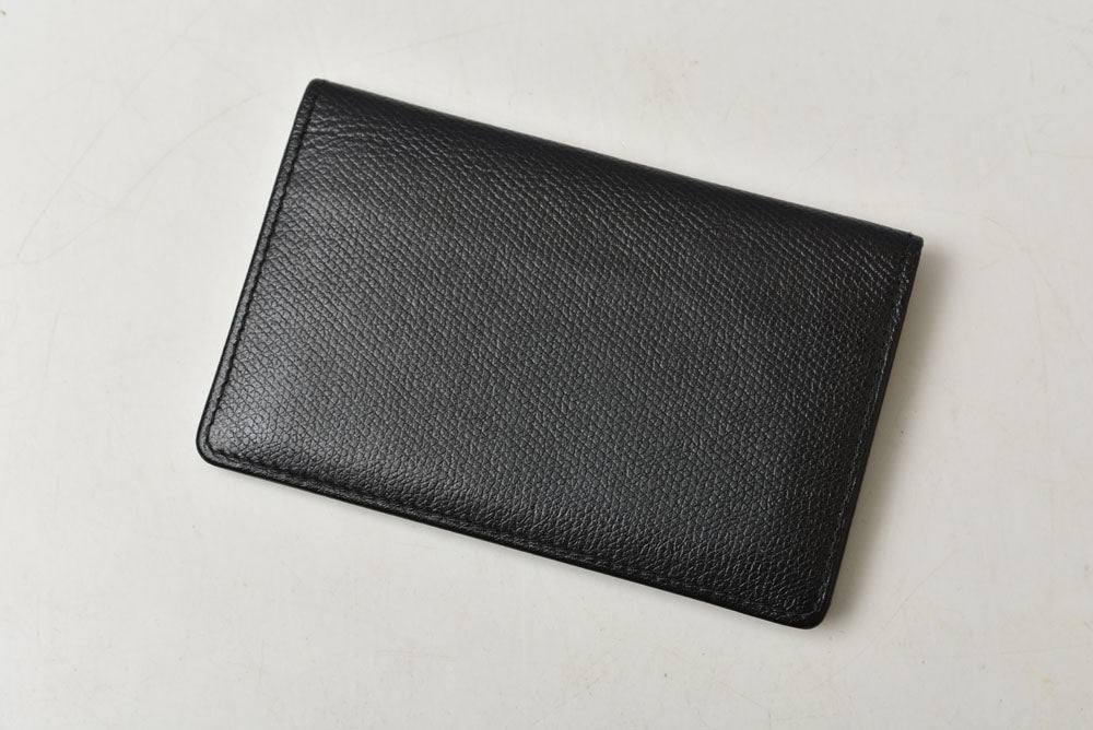 シャネル カードケース/名刺入れ ヴィンテージ CHANEL ココボタン ブラック【中古】