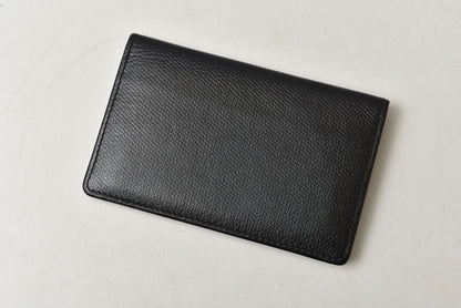 シャネル カードケース/名刺入れ ヴィンテージ CHANEL ココボタン ブラック【中古】