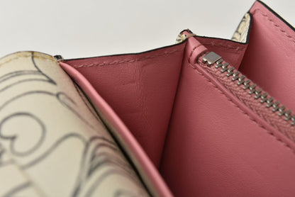 プラダ 長財布 PRADA ジェームス・ジーン ラビットプリント グレースカーフ コラボレーション アートデザイン【中古】