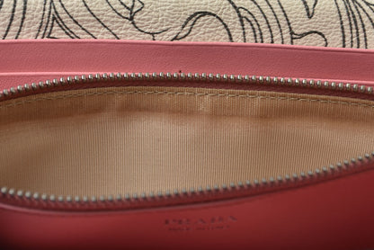 プラダ 長財布 PRADA ジェームス・ジーン ラビットプリント グレースカーフ コラボレーション アートデザイン【中古】
