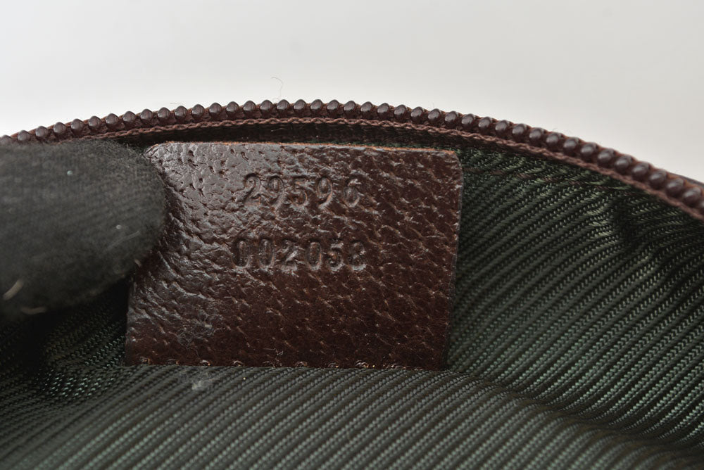 グッチ ポーチ GUCCI GGキャンバス 化粧ポーチ/コスメポーチ GGブラウン/ベージュ 29596【中古】